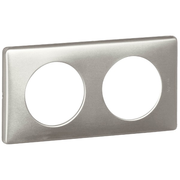 Рамка 2х Aluminium (Алуминий)