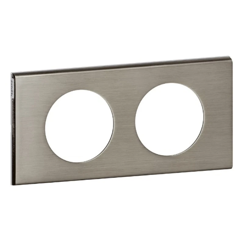 Рамка 2х Inox Brossé (Стомана)