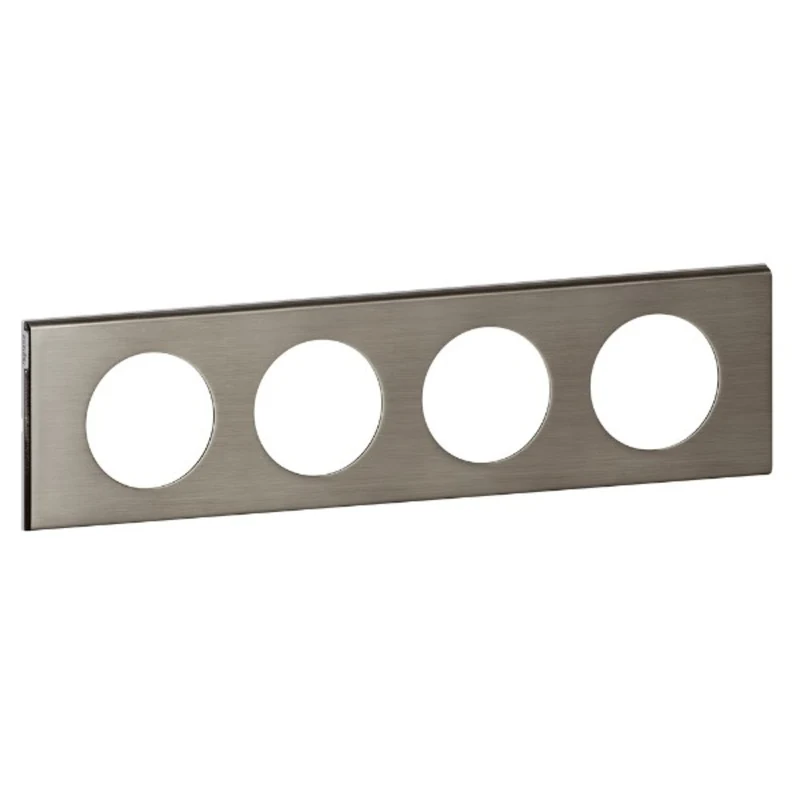 Рамка 4х Inox Brossé (Стомана)