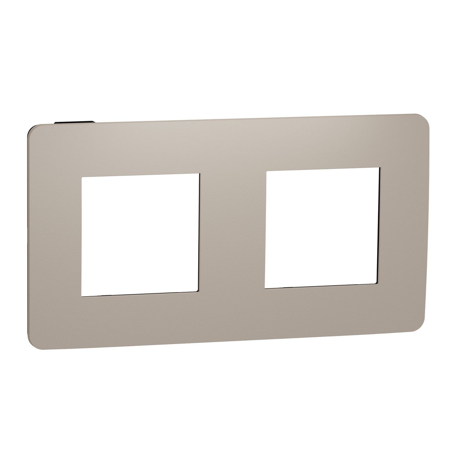 Рамка 2x 2M Unica Studio, капучино/антрацит