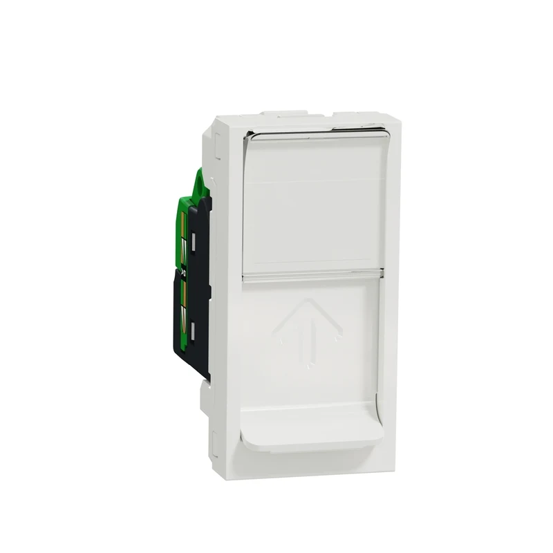 Розетка RJ45, кат. 6 UTP, 1M, бял